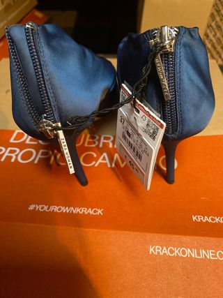 Scarpe Zara taglia 37 blu marino