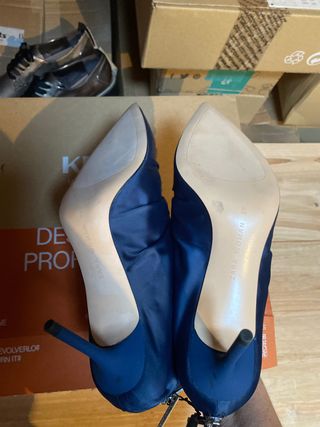 Scarpe Zara taglia 37 blu marino