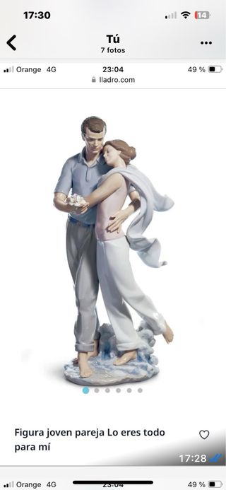 Figura Lladro Lo eres todo para mi