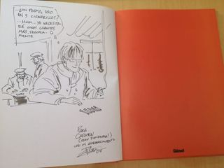 UN POCO DE HUMO AZUL - Con dibujo a mano