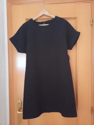 Vestido negro midi talla M