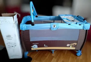 CUNA DE VIAJE ASALVO. Modelo Safari. 120x60cm