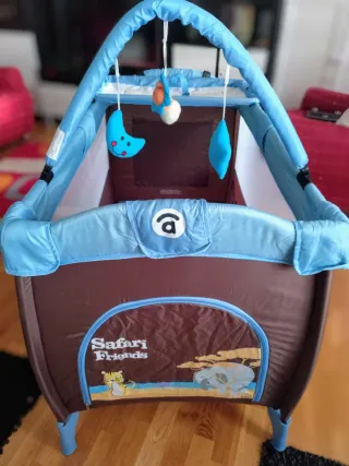 CUNA DE VIAJE ASALVO. Modelo Safari. 120x60cm