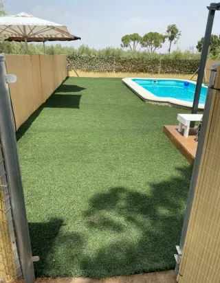 Césped artificial reciclado campo fútbol