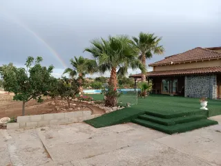 Césped artificial reciclado campo fútbol