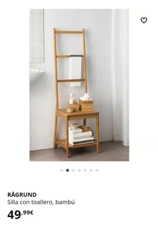 Mueble Toallero Madera Ikea