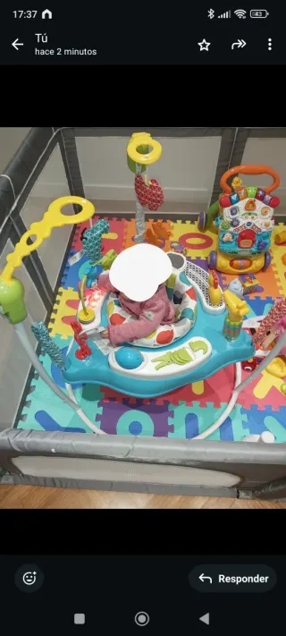 Saltador Fisher Price para bebé