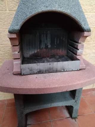 Barbacoa de obra piedra por modulos