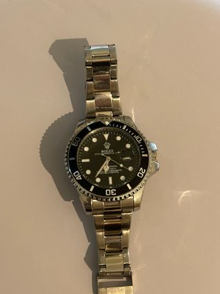 Orologio Rolex Submariner nero e argento