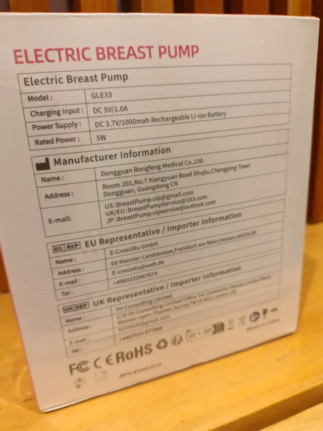 Sacaleches Eléctrico BPA Free. Sin estrenar