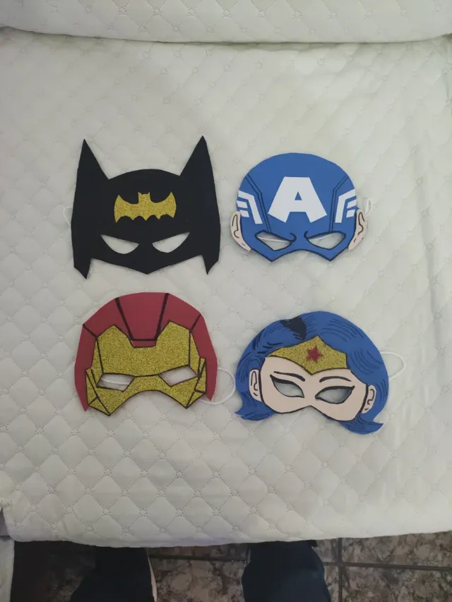 REGALO Antifaces de Héroes niños LEER DESCRIPCIÓN