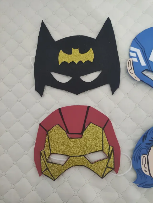 REGALO Antifaces de Héroes niños LEER DESCRIPCIÓN