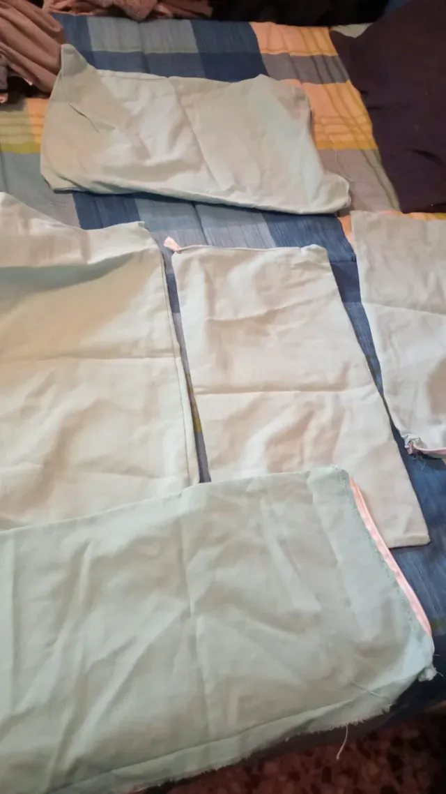 Fundas de cojín color verde azulado