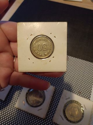 Lote 5 Monedas Ecuador