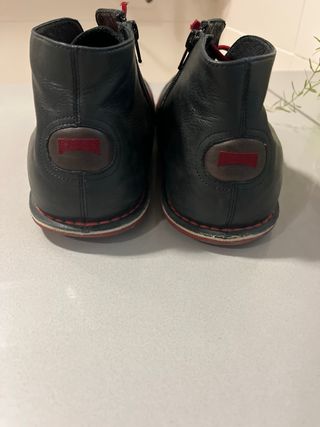 Botines Camper Hombre Negros y Rojos Talla 44