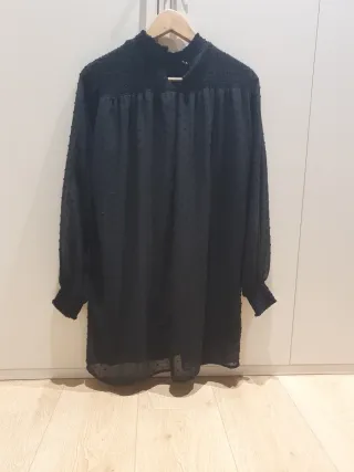 Vestido Zara Negro XS