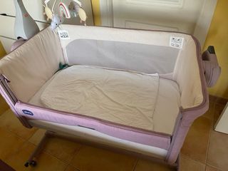 Cuna Chicco rosa nueva
