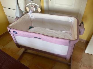 Cuna Chicco rosa nueva