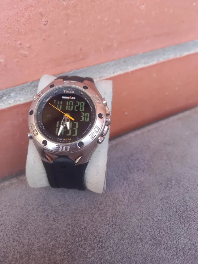 Reloj Timex Ironman Negro/Plateado