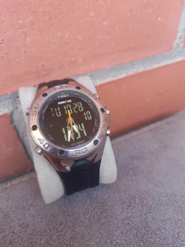 Reloj Timex Ironman Negro/Plateado