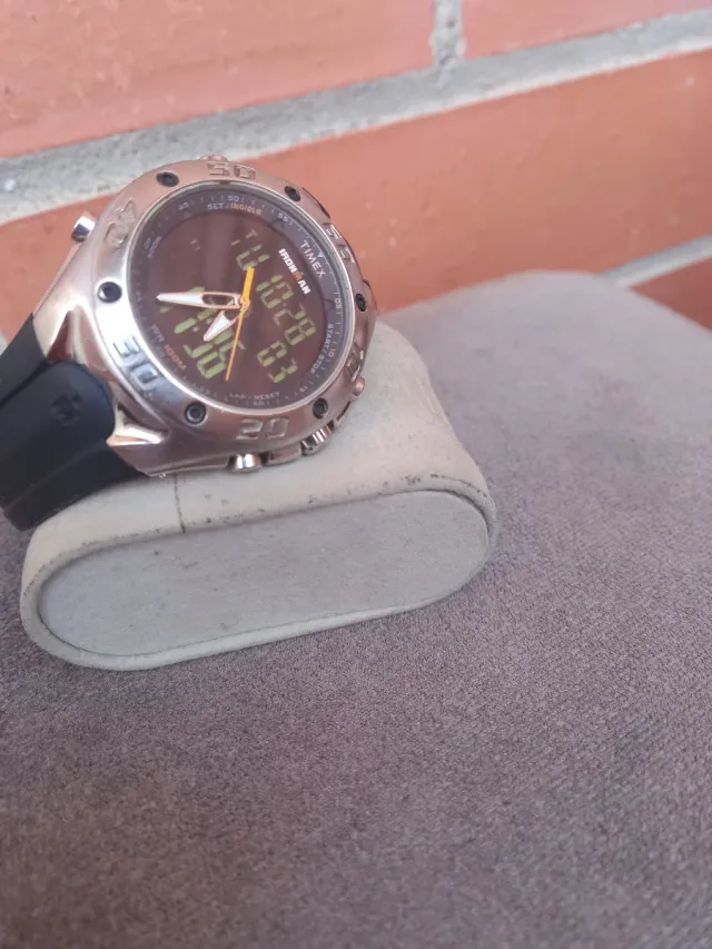 Reloj Timex Ironman Negro/Plateado