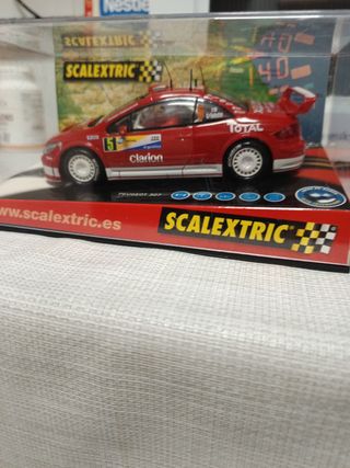 Coche Scalextric Peugeot 307 Rojo