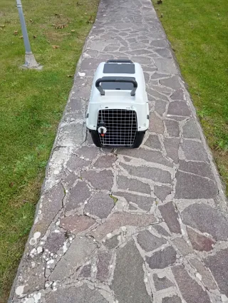 Trasportino cane/gatto mai usato