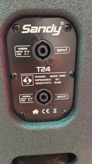 Altavoces profesional Sandy T24N