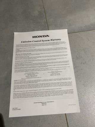 Generador de gasolina Honda