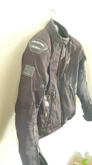 Chaqueta Moto Negra Talla XS