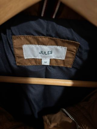 Cazadora marrón acolchada