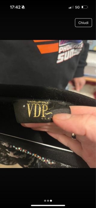 Felpa VDP con strass