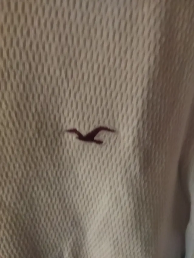 Jersey Hollister Blanco Talla M