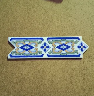 Caja de 25 cenefas cerámica decorativa 6x20cm