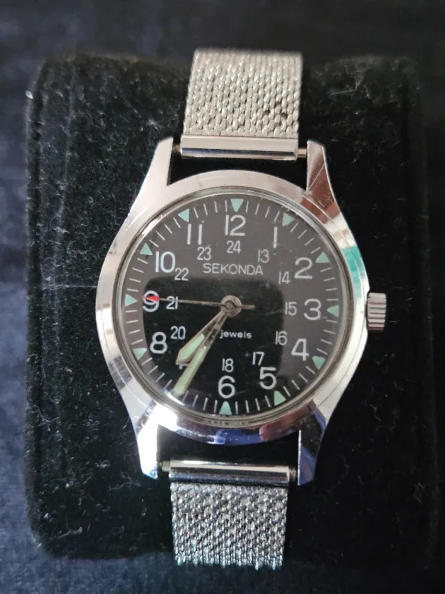 Reloj Sekonda Militar 18 Rubíes