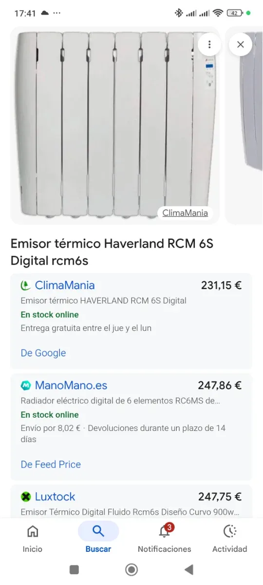 Emisor Fluido Eléctrico Haverland RCM6S