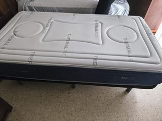 Pac.Colchon de 105x190 + Base TP.+ 6Pat+ Cabecero