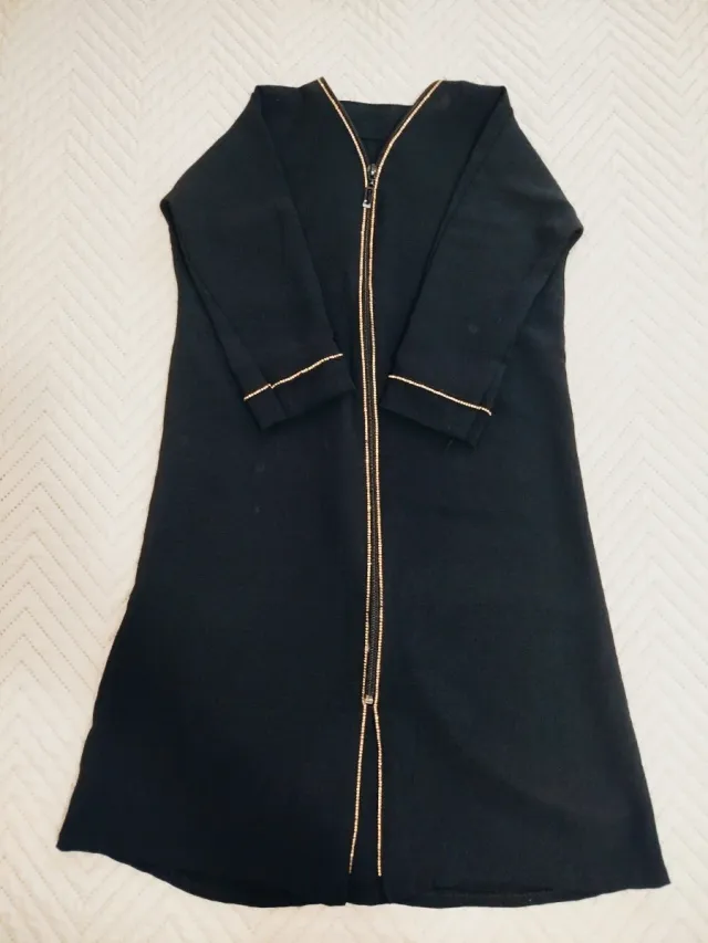 Abaya niña 2/3 años negra