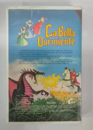 La Bella Durmiente (Disney VHS PAL) caja grande