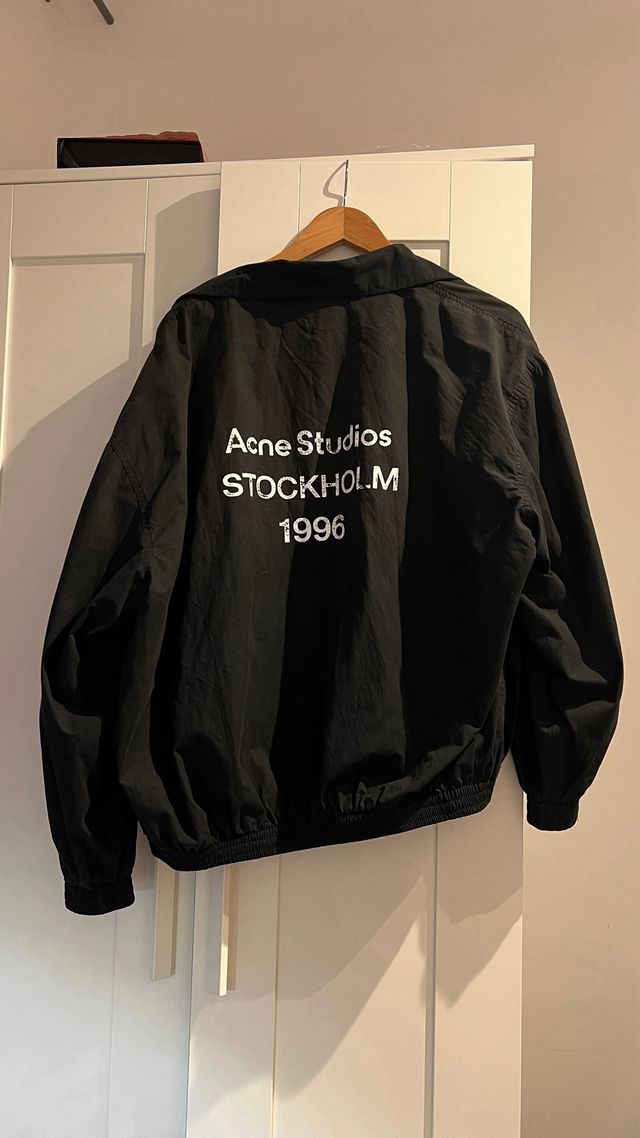 Chaqueta Acne Studios Zip Negra