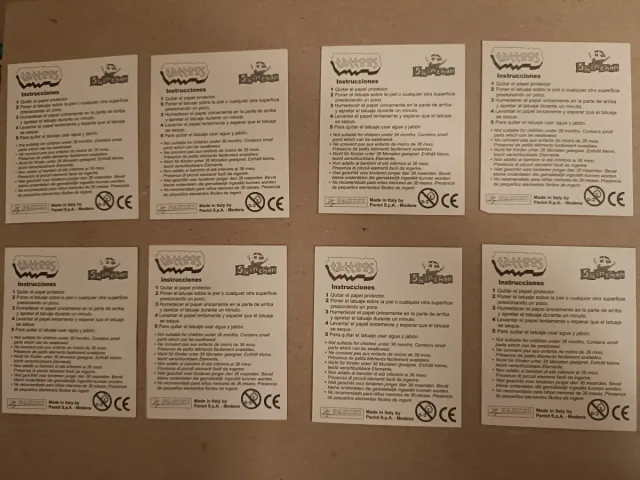 Tatuagens Shin Chan Panini