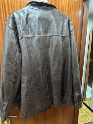 Cazadora Piel Thomas Allen Marrón