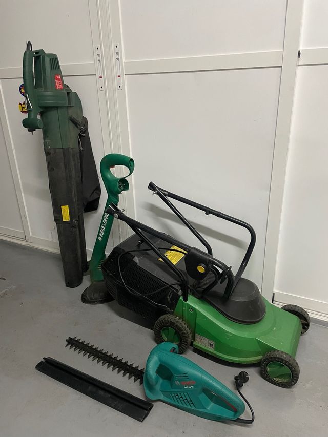 Kit da giardino Black+Decker e Bosch