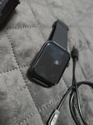 Smartwatch Nero con Caricatore e Cinturino