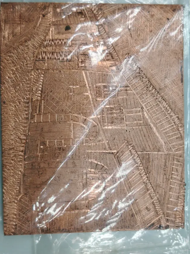 Planchas cobre monumentos