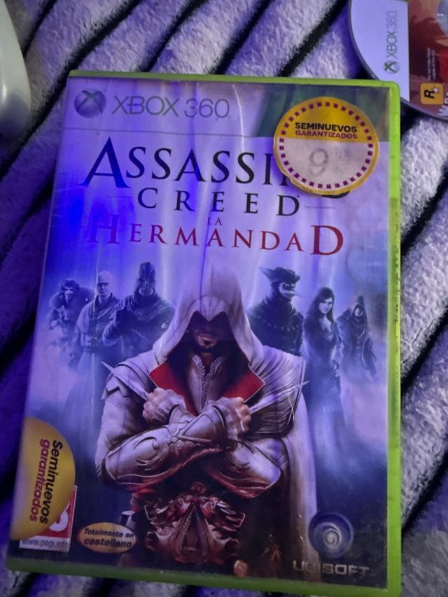 Xbox 360 Negra + 4 Juegos