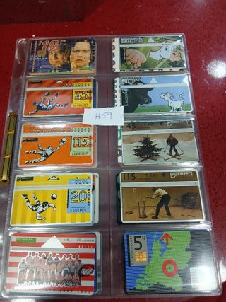60 schede telefoniche Holland con fogli H59