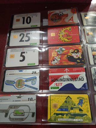 60 schede telefoniche Holland con fogli H59