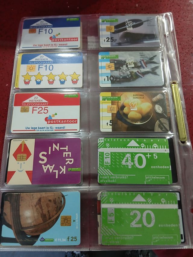 60 schede telefoniche Holland con fogli H59