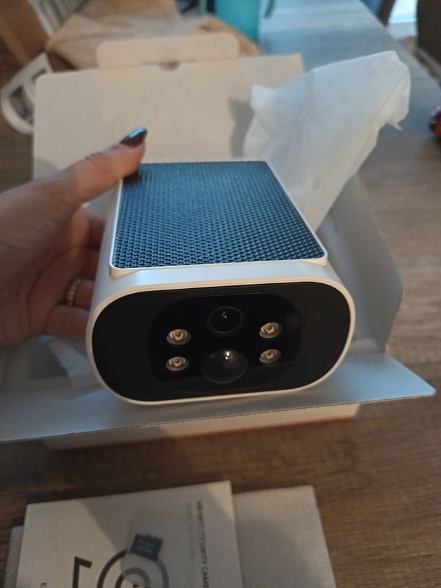 Cámara Solar WiFi 2.5K Exterior